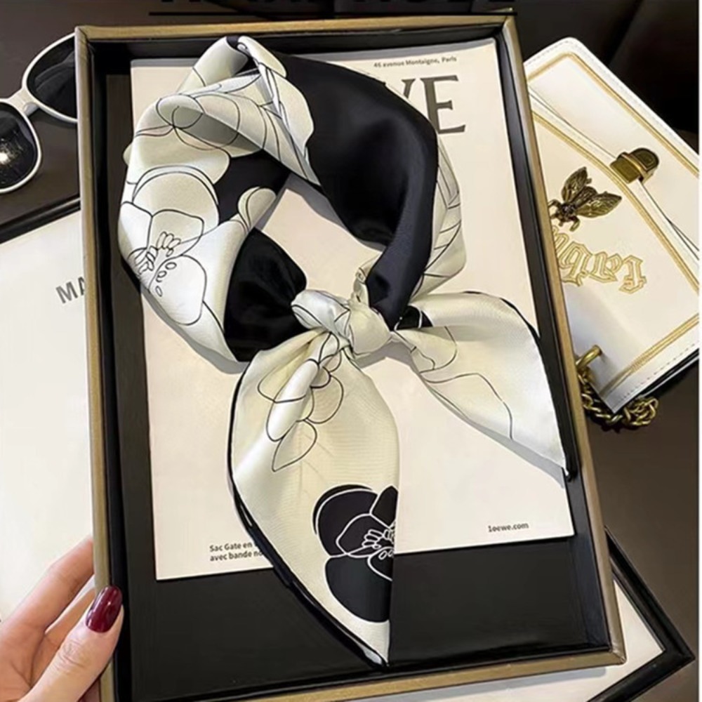 70×70cm Satin Square Scarf, Si - Silk Neck Scarf avis et prix
