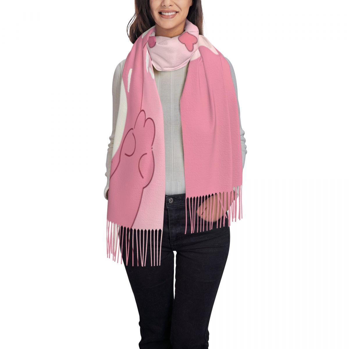 Lotso Pink Bear Women's Scarf  - Pashmina Wrap Large avis et prix