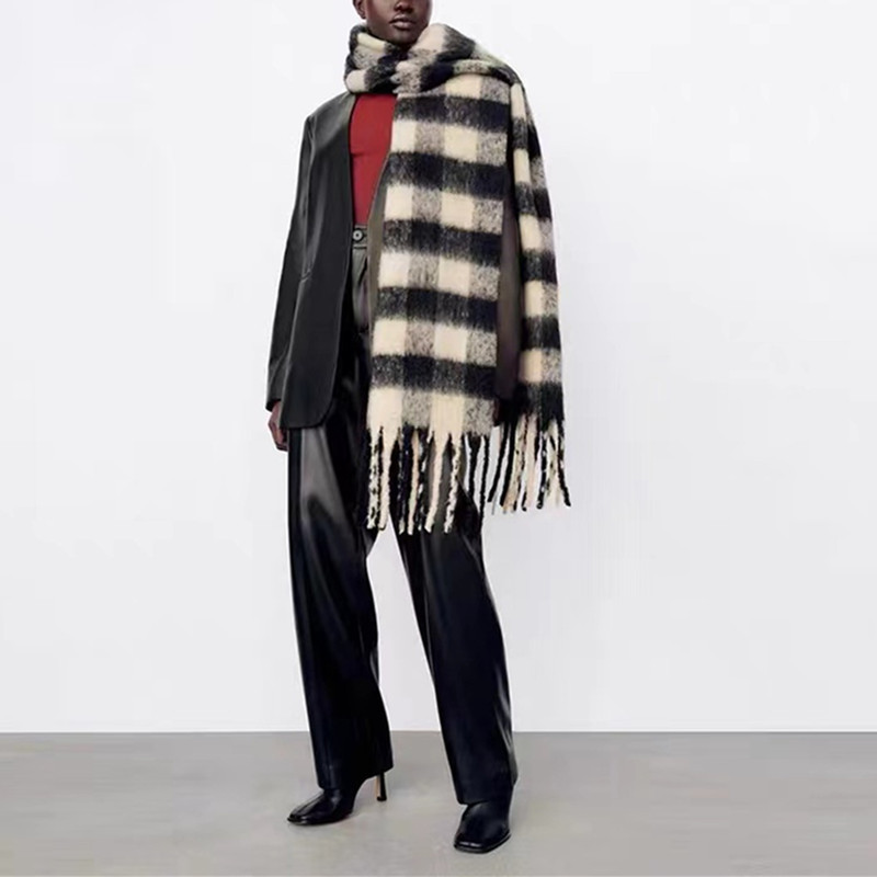 Thick Tassel Scarf Shawl Women - Pashmina Wrap Large avis et prix