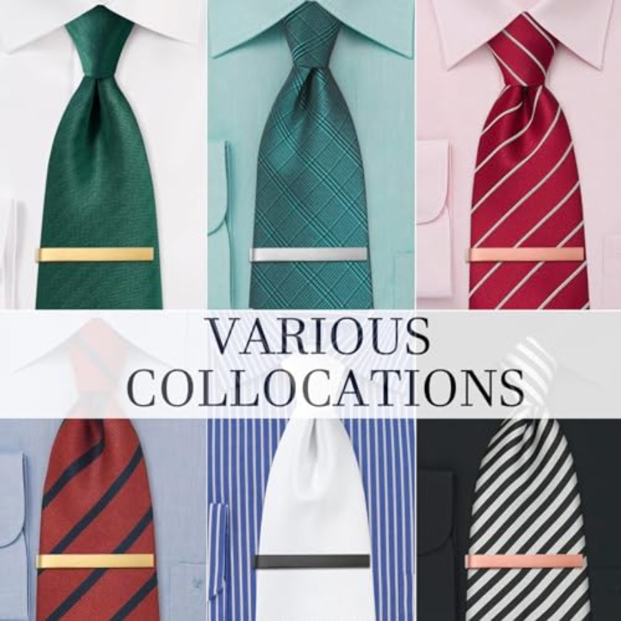 HAWSON 2 inch Tie Clips for Me - Tie Bar Set Gift avis et prix