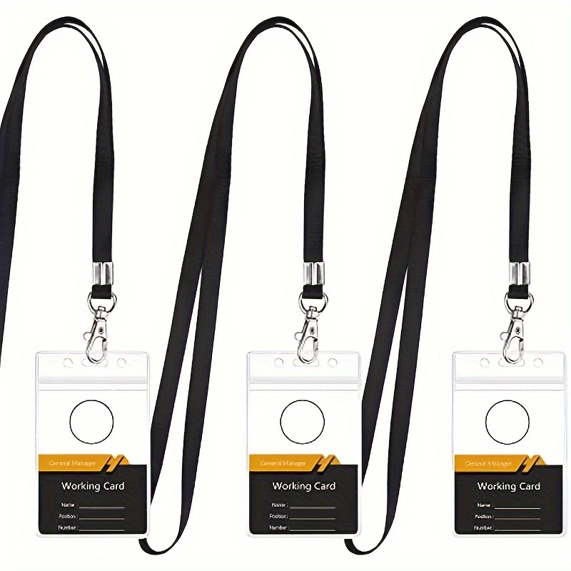 transparent waterproof name ba - Lanyard Badge Holder avis et prix