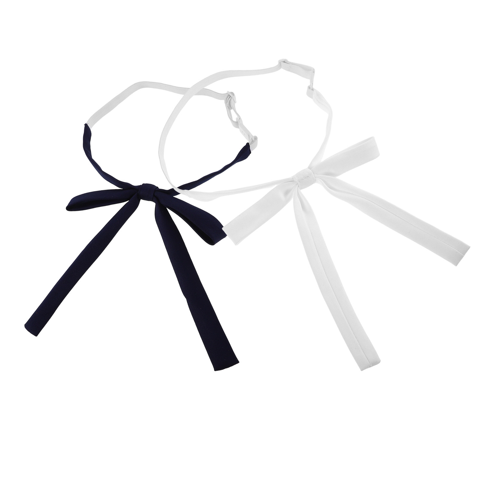 2Pcs Japanese Style Narrow Bow - Bow Tie Pre Tied avis et prix