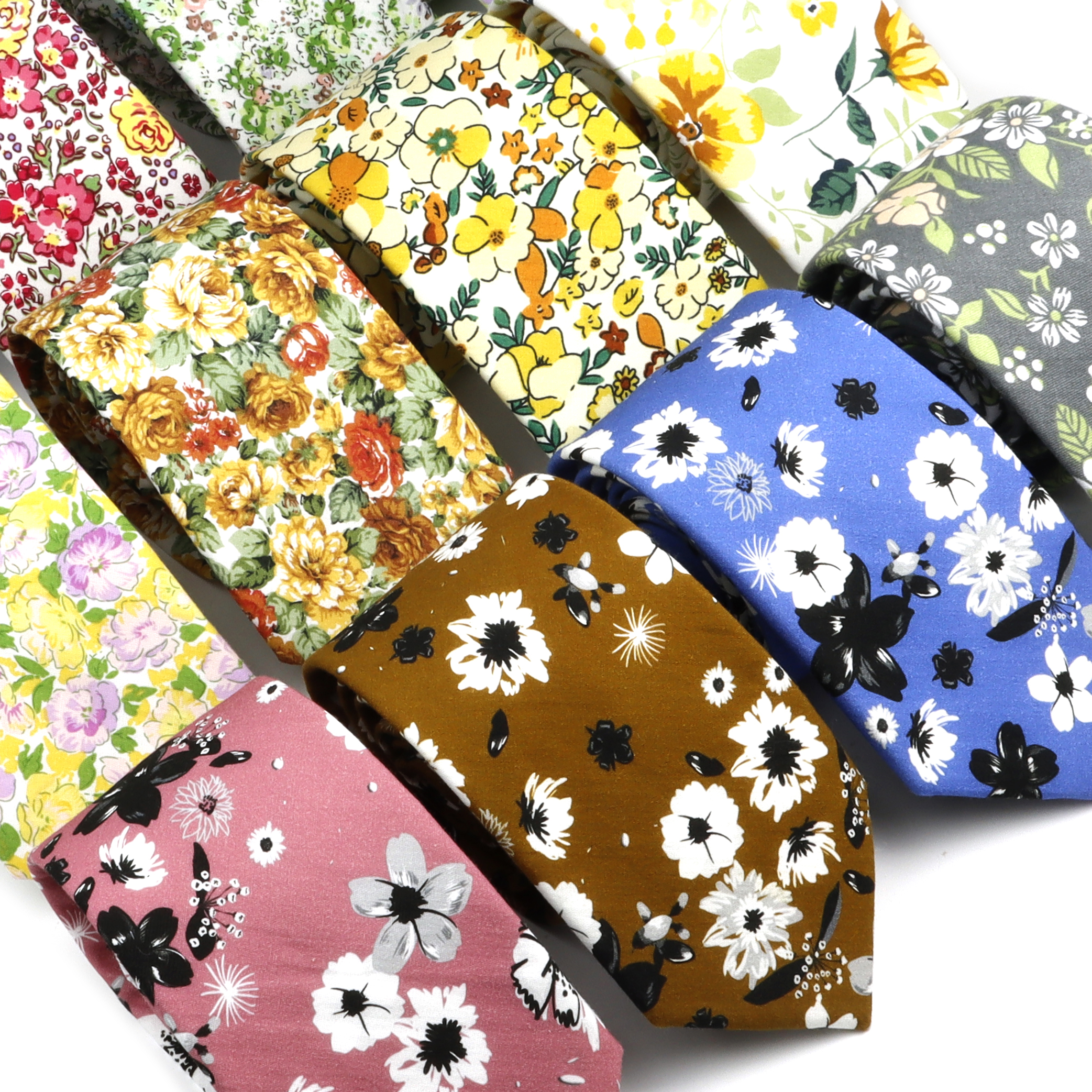 New Elegant Floral Tie For Men - Skinny Tie Men avis et prix