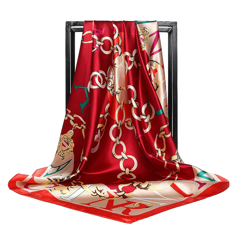 90*90cm Ladies Silk Scarf Band - Scarf Silk Square avis et prix