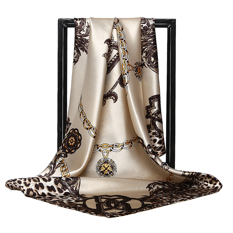 90*90cm Ladies Silk Scarf Band - Scarf Silk Square avis et prix