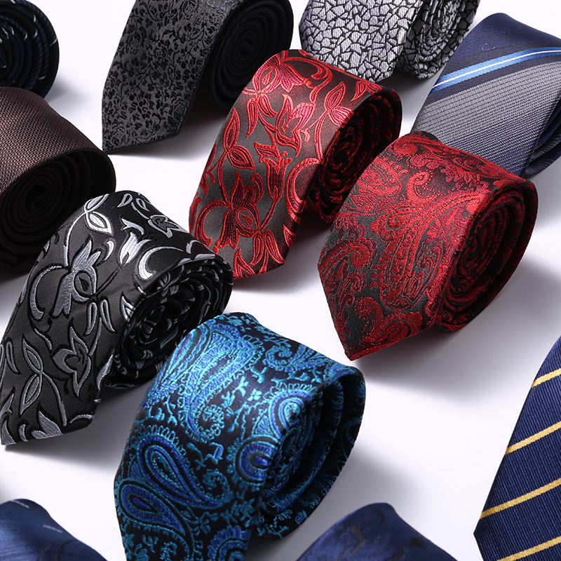 Luxury Skinny 6CM Mens Necktie - Skinny Tie Men avis et prix