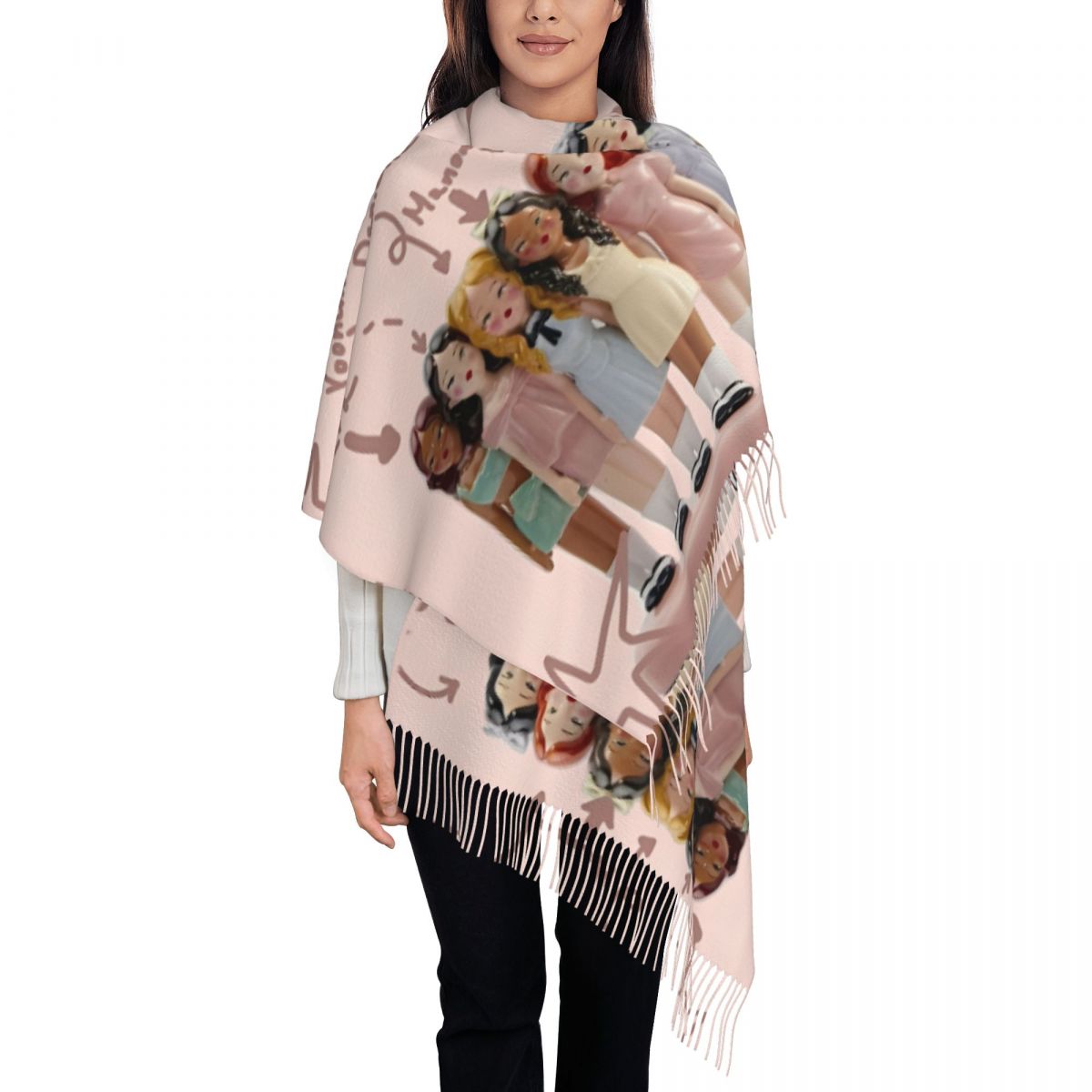 Katseye Kpop Idol Shawl Wrap W - Pashmina Wrap Large avis et prix