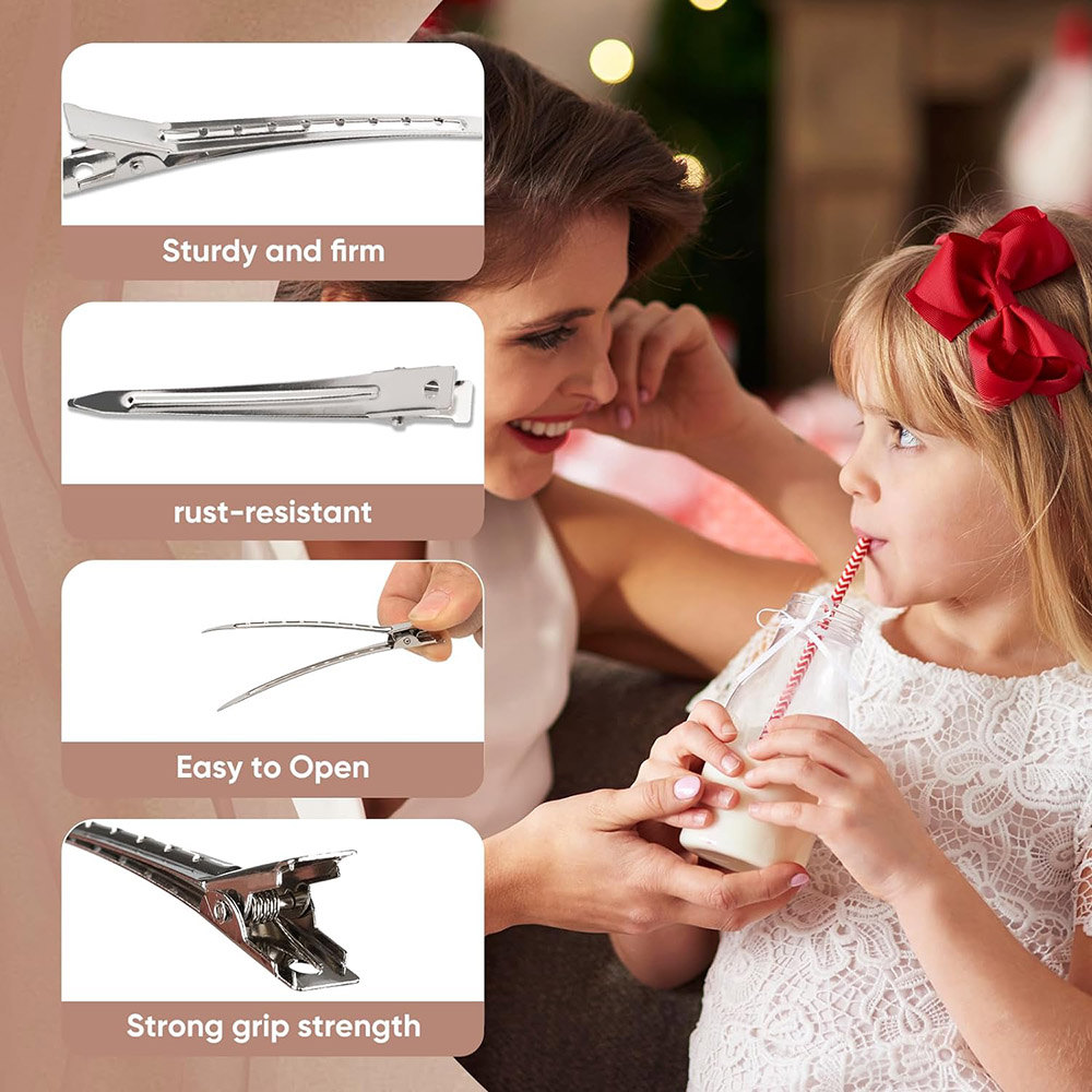 24pcs Silver Hair Clips For St - Tie Clip Silver avis et prix