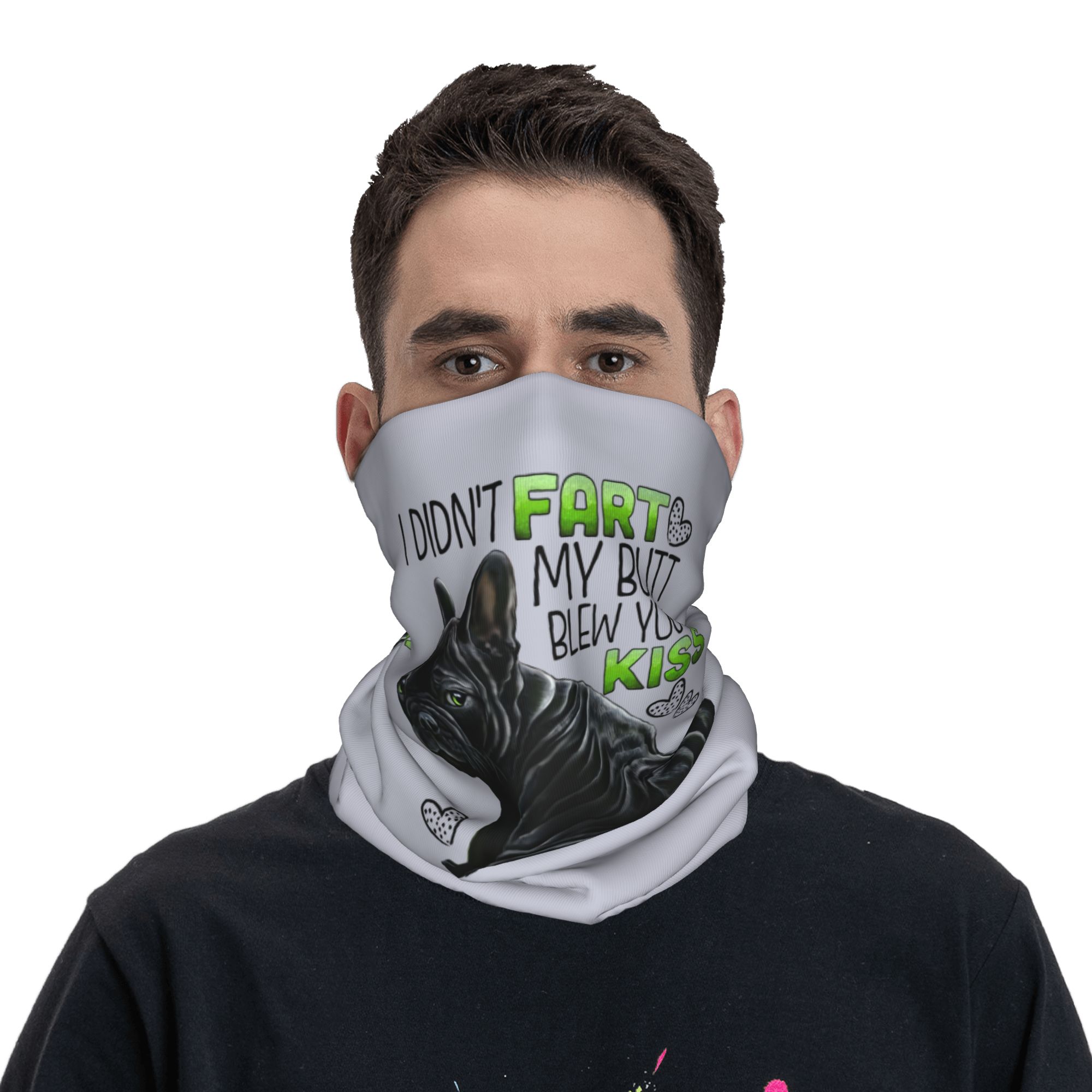 Custom Cute French Bulldog Win - Neck Warmer Tube avis et prix