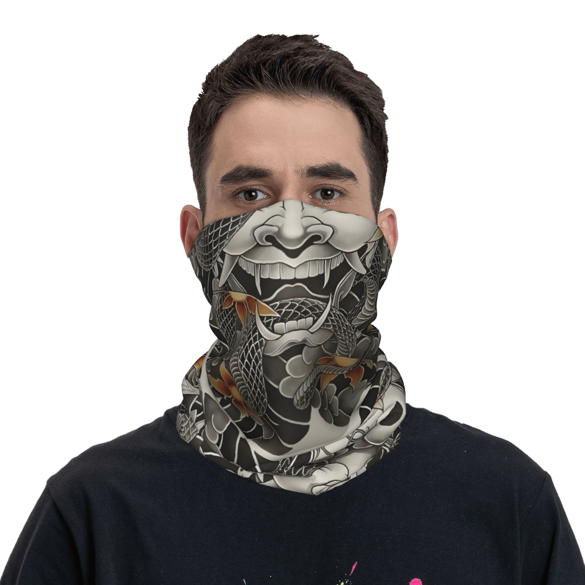 Custom Samurai Oni Demon Banda - Neck Warmer Tube avis et prix
