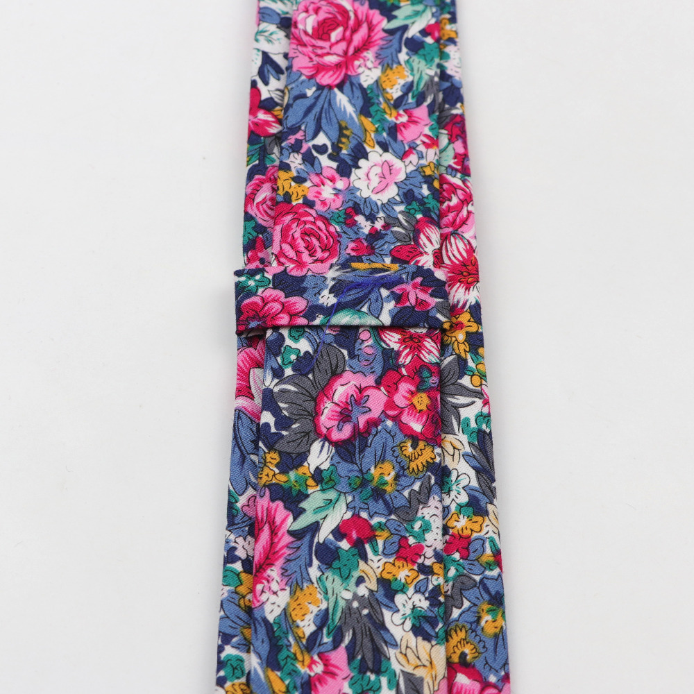 Cotton Flower Tie Men's Colour - Skinny Tie Men avis et prix