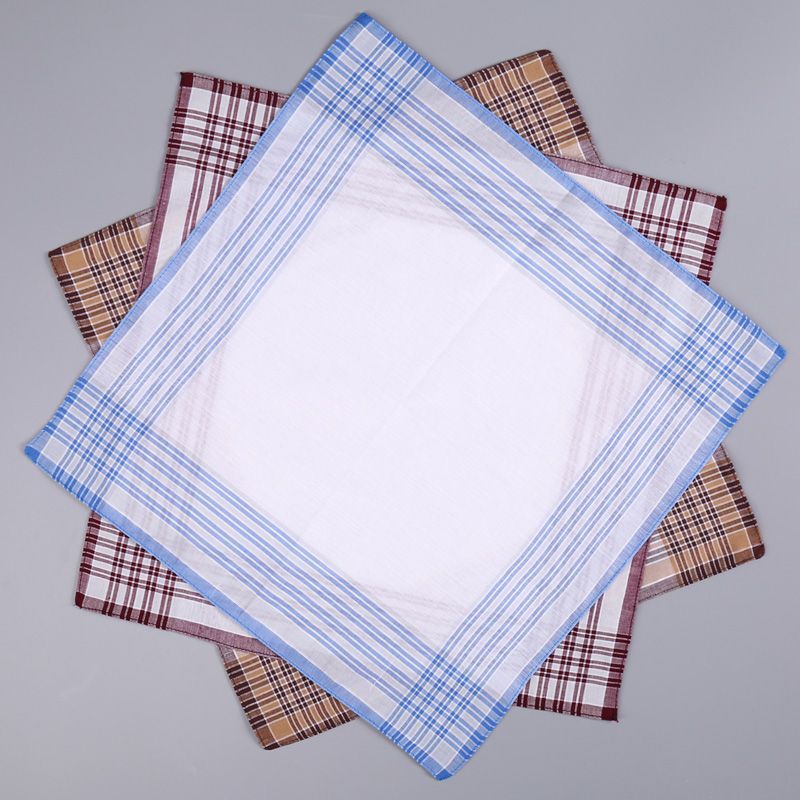 12Pcs Men's Pure Cotton Handke - Handkerchief Cotton Men avis et prix