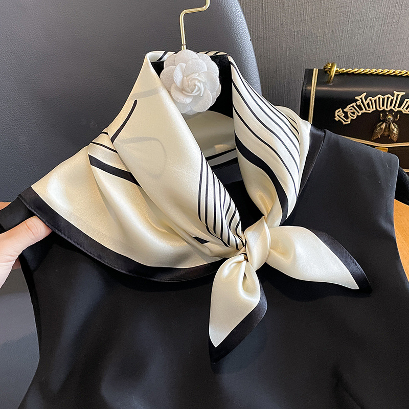 Design Shawl 100% Real Silk Sq - Ascot Neck Scarf avis et prix