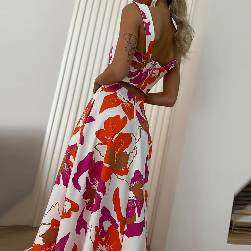 Sexy Off Shoulder Sling Top &  - Pocket Square Set avis et prix