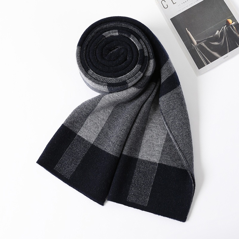 Luxury Scarf Man Winter Warm W - Muffler Men Wool avis et prix