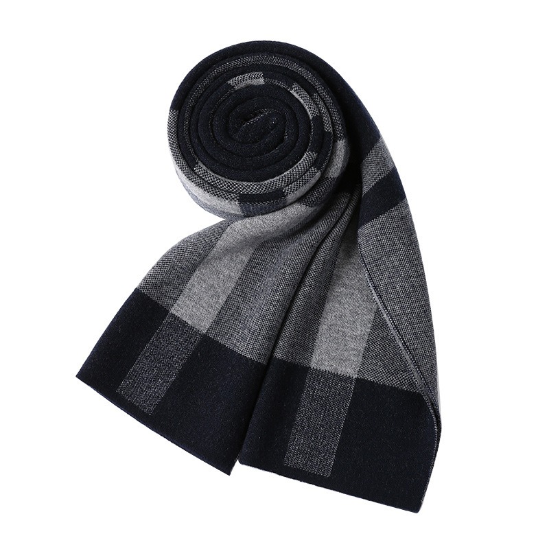 Luxury Scarf Man Winter Warm W - Muffler Men Wool avis et prix