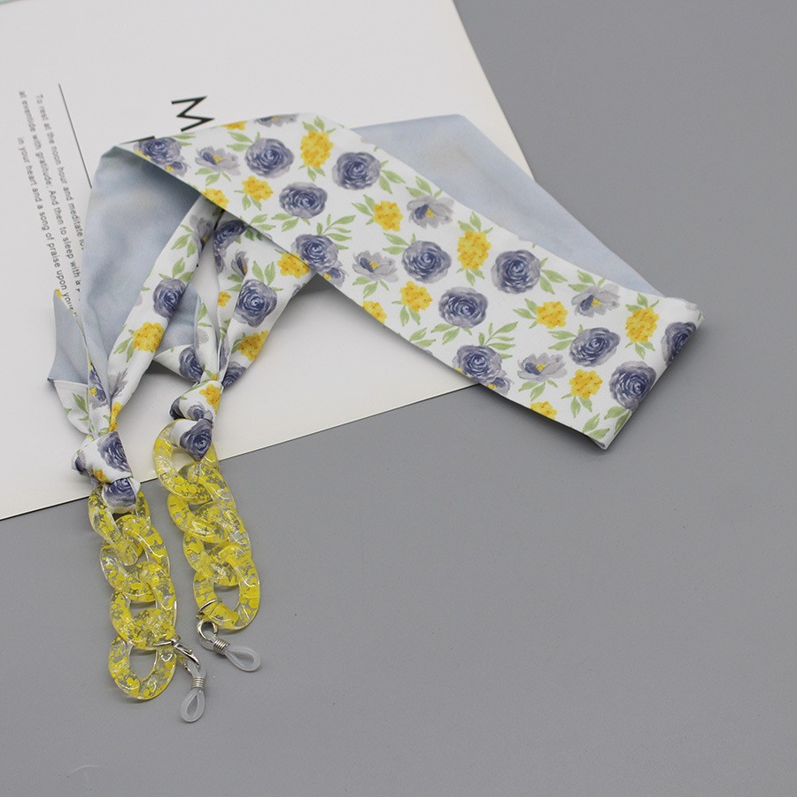 Bohemia Print Silk Scarf Glass - Silk Neck Scarf avis et prix