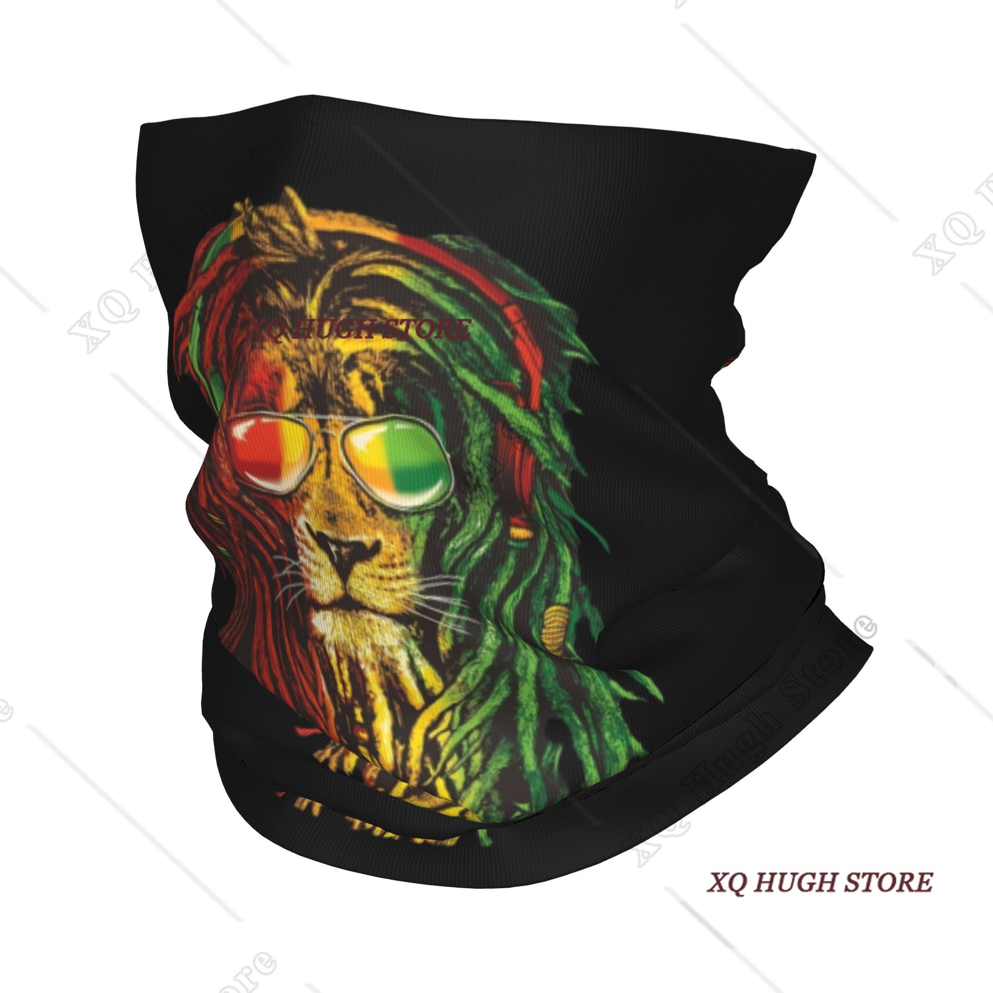 Rasta Reggae Lion Sunglass Art - Neck Warmer Tube avis et prix