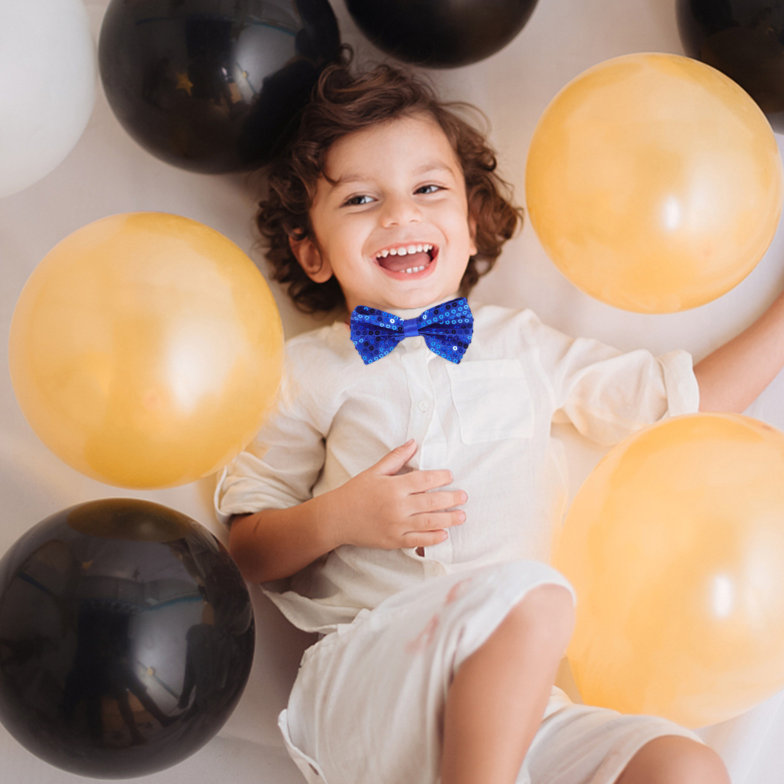 5Pcs Children's Sequin Bow Tie - Bow Tie Pre Tied avis et prix