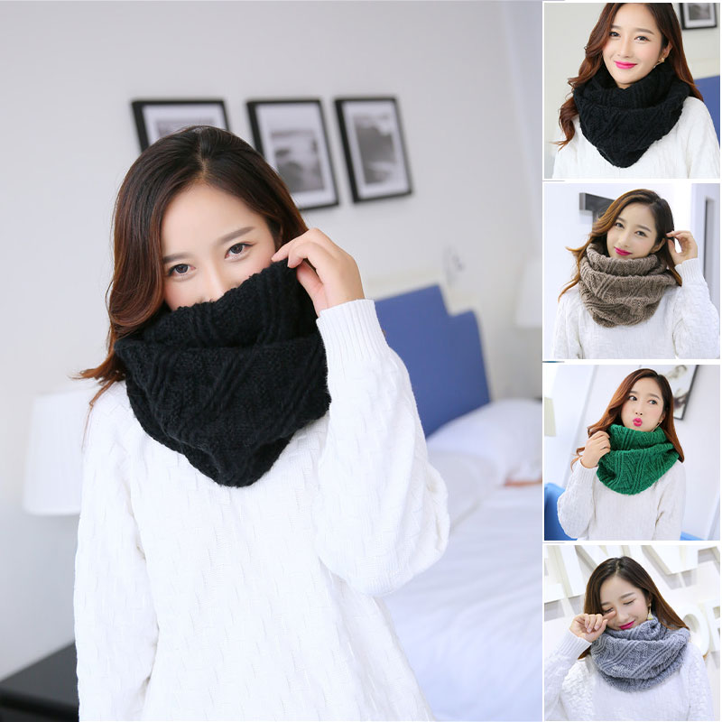 Unisex Winter Soft Chunky Knit - Infinity Scarf Knit avis et prix