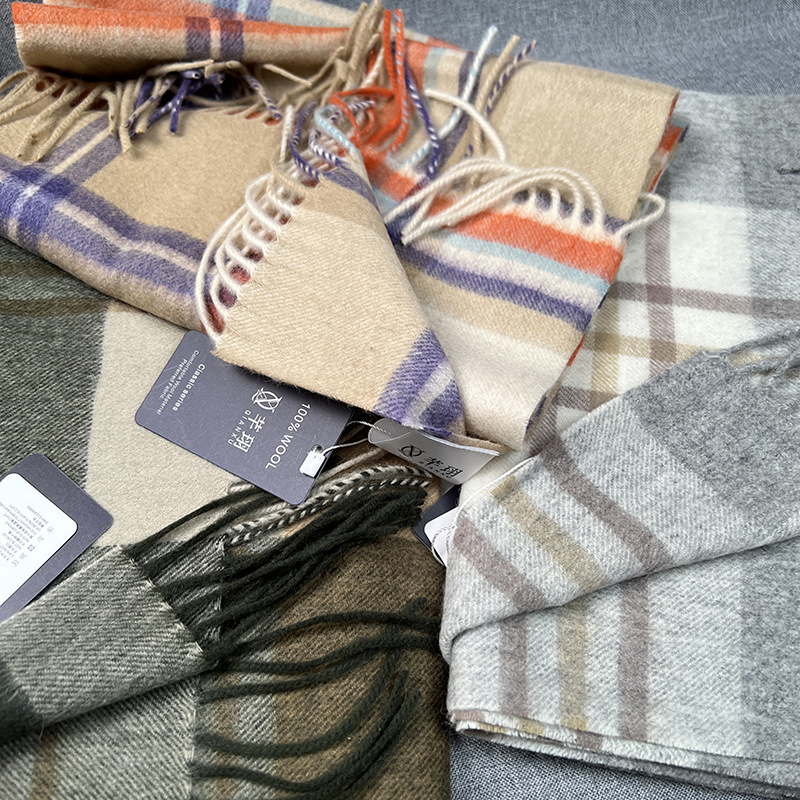 High Quality 100% Wool Scarf W - Muffler Men Wool avis et prix