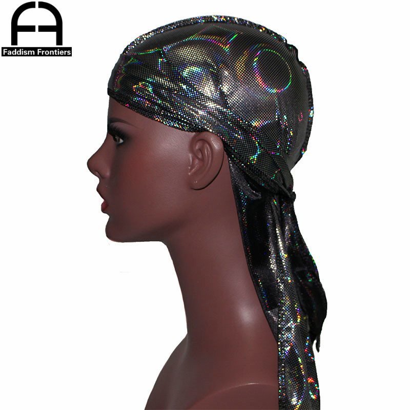New Men's Colorful Sparkly Sil - Bandana Doo Rag avis et prix