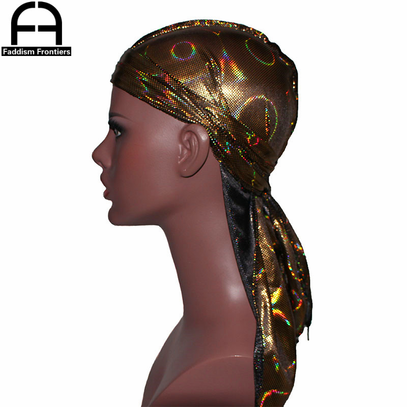 New Men's Colorful Sparkly Sil - Bandana Doo Rag avis et prix