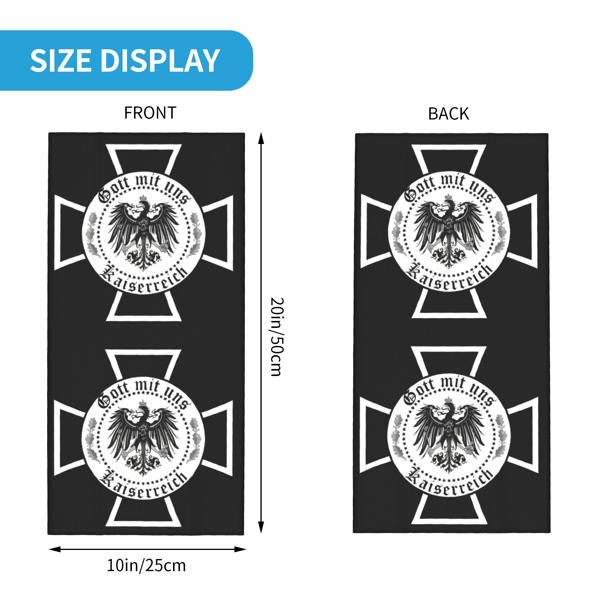 Custom German Empire Eagle Cro - Neck Warmer Tube avis et prix