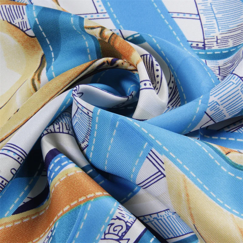 90cm Manual Hand Rolled Twill  - Bandana Cotton avis et prix
