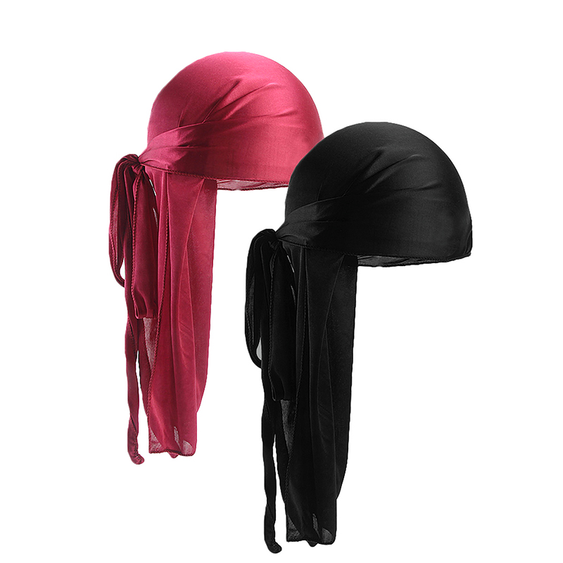 2 pcs Silky Satin Durags for M - Bandana Doo Rag avis et prix
