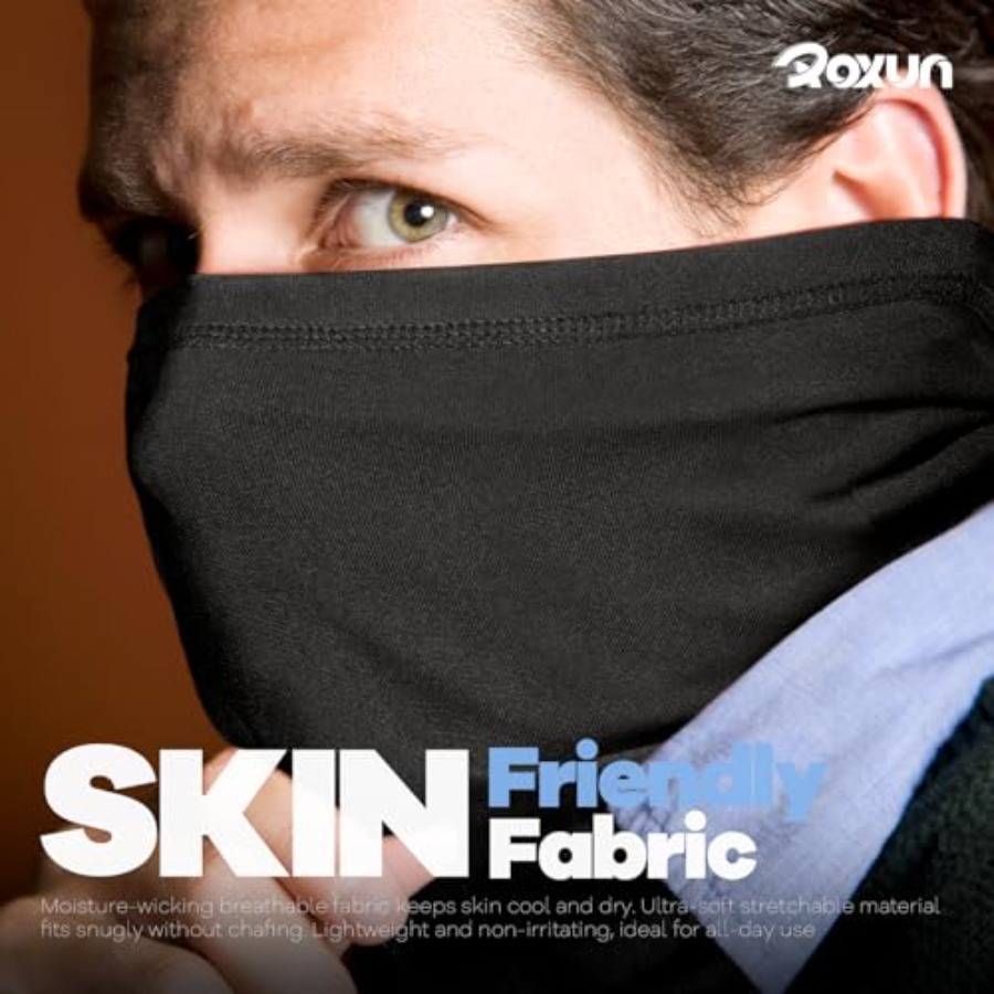 ROXUN 4 Pack Neck Gaiter, Cool - Face Scarf Mask avis et prix