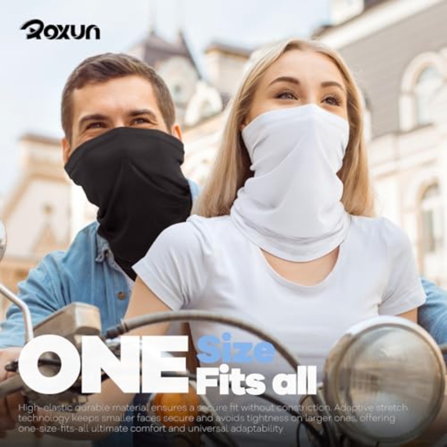 ROXUN 4 Pack Neck Gaiter, Cool - Face Scarf Mask avis et prix