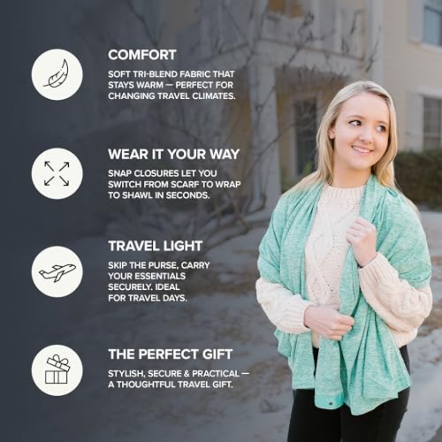 Infinity Travel Scarf Loop wit - Infinity Scarf Knit avis et prix
