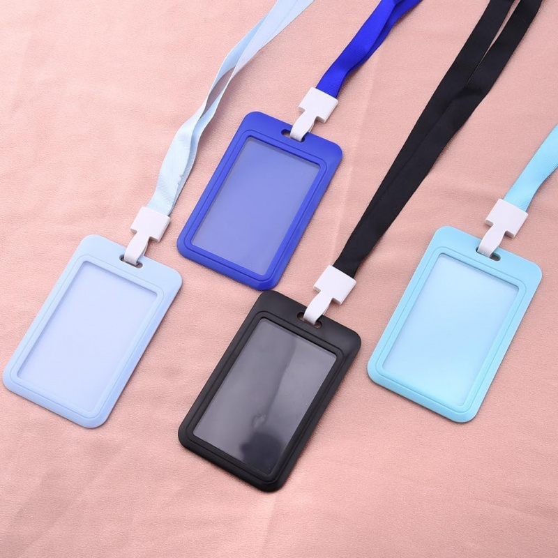Colorful Sliding Vertical ID B - Lanyard Badge Holder avis et prix