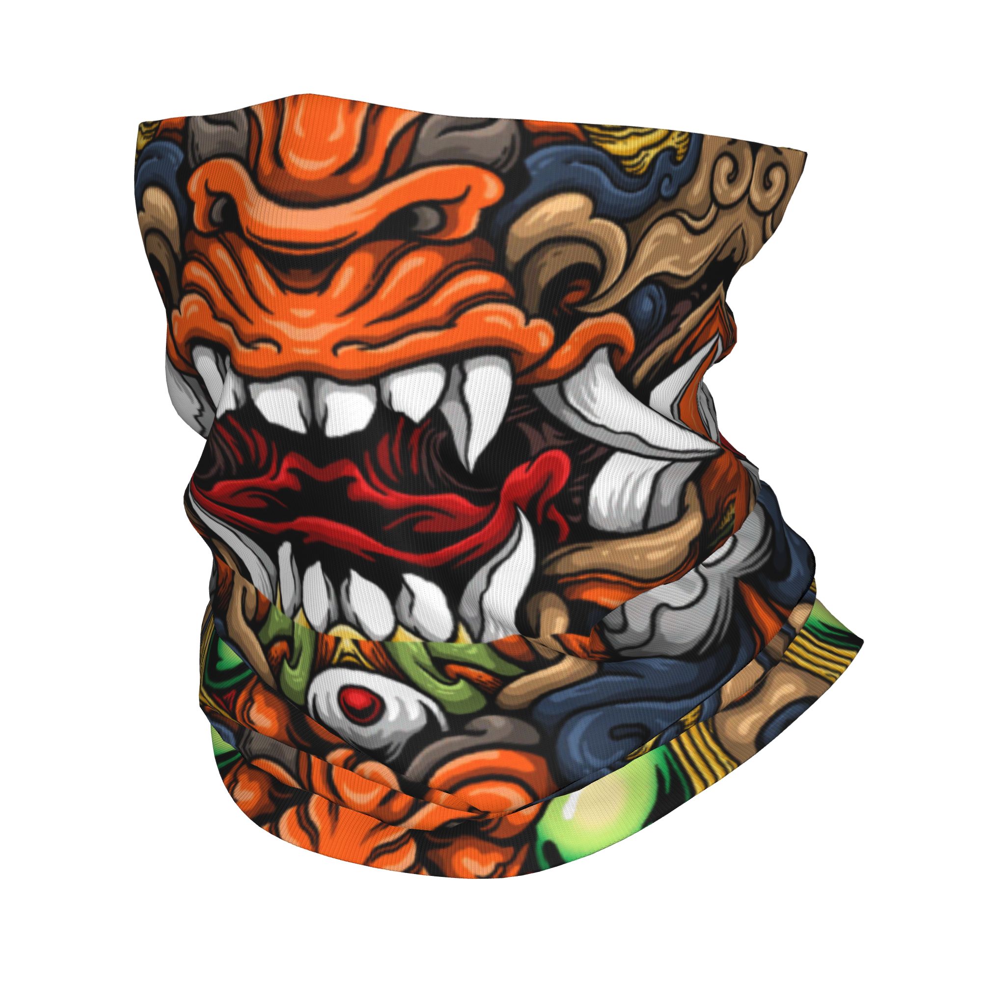 Custom Samurai Demon Oni Winte - Neck Warmer Tube avis et prix