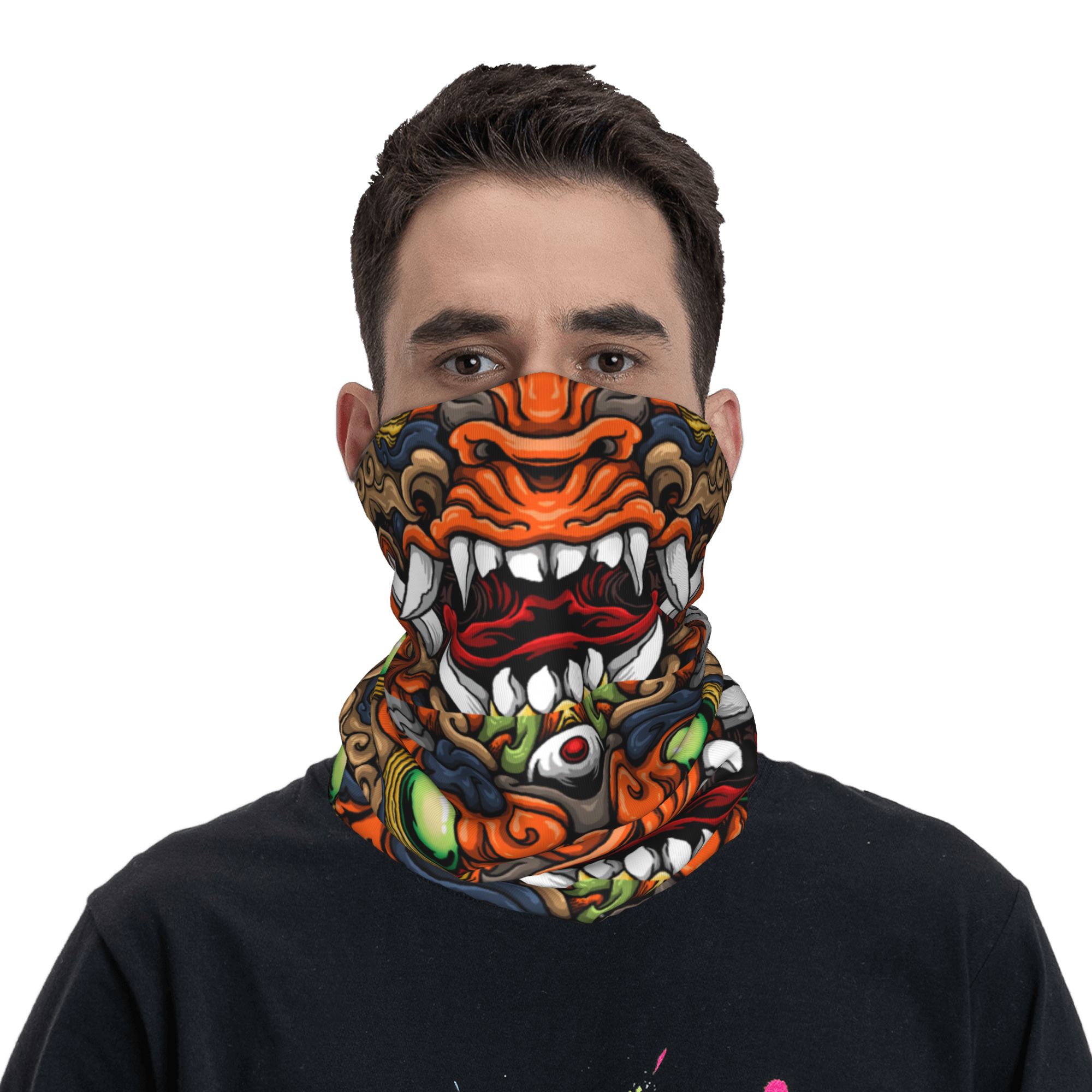 Custom Samurai Demon Oni Winte - Neck Warmer Tube avis et prix
