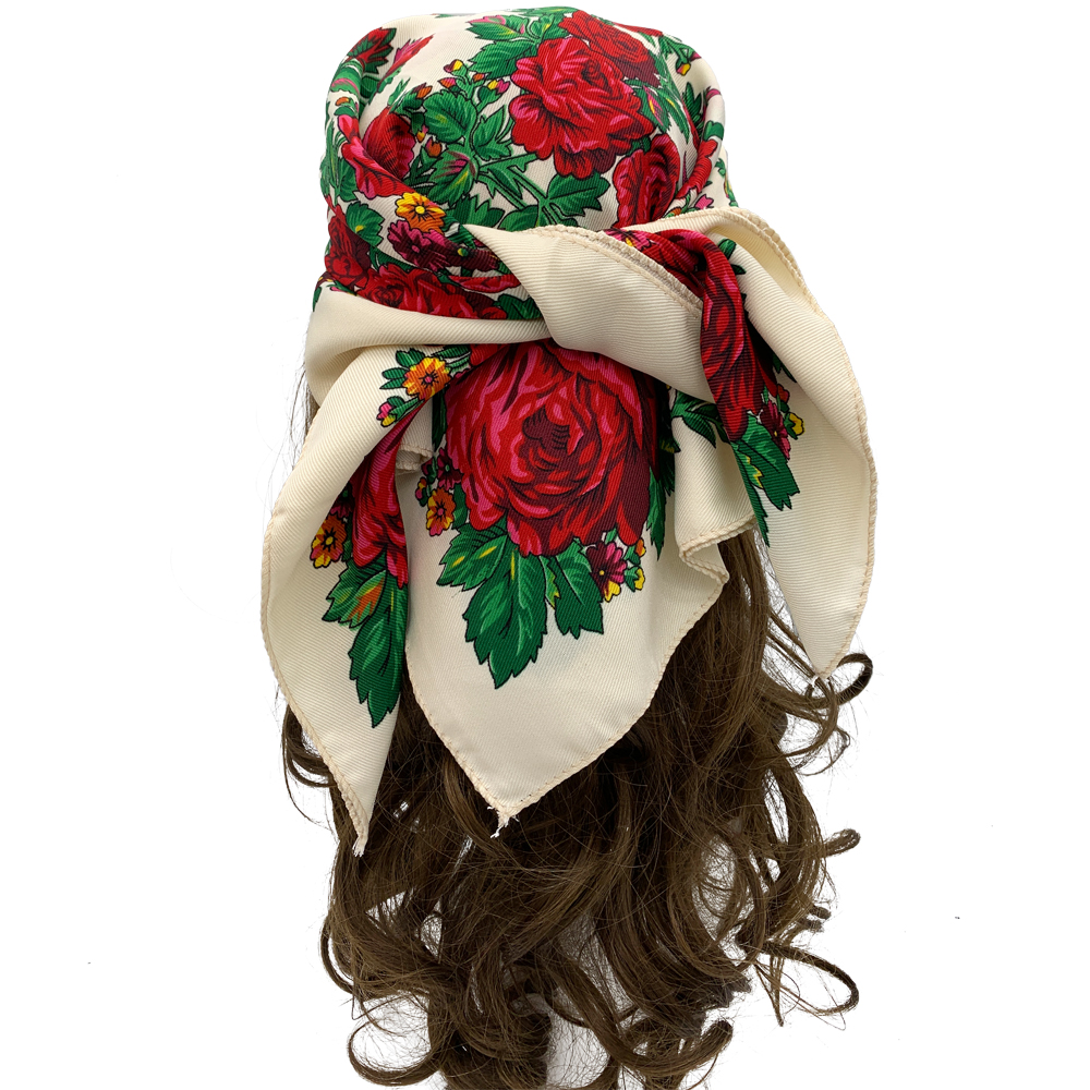 70*70cm Russian Square Scarf W - Bandana Cotton avis et prix