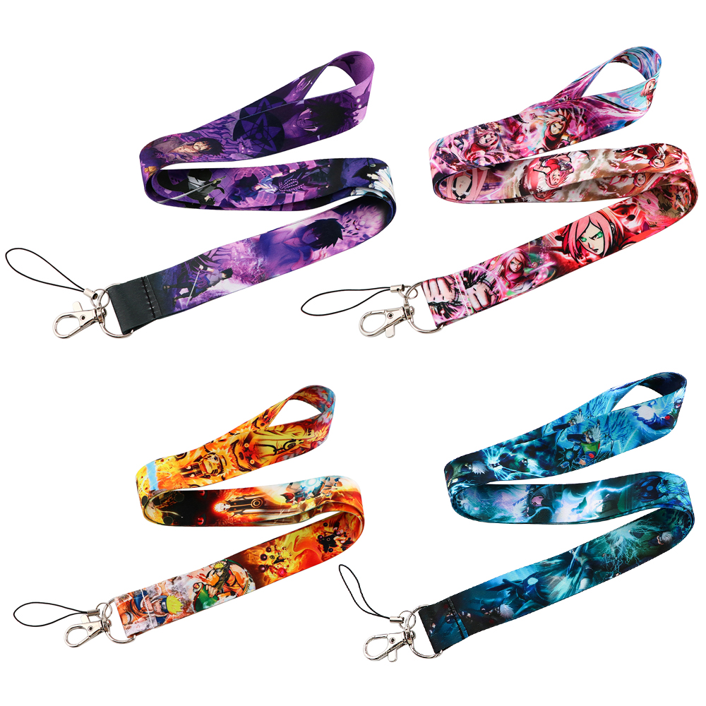 Japanese Anime Red Clouds Busi - Lanyard Badge Holder avis et prix