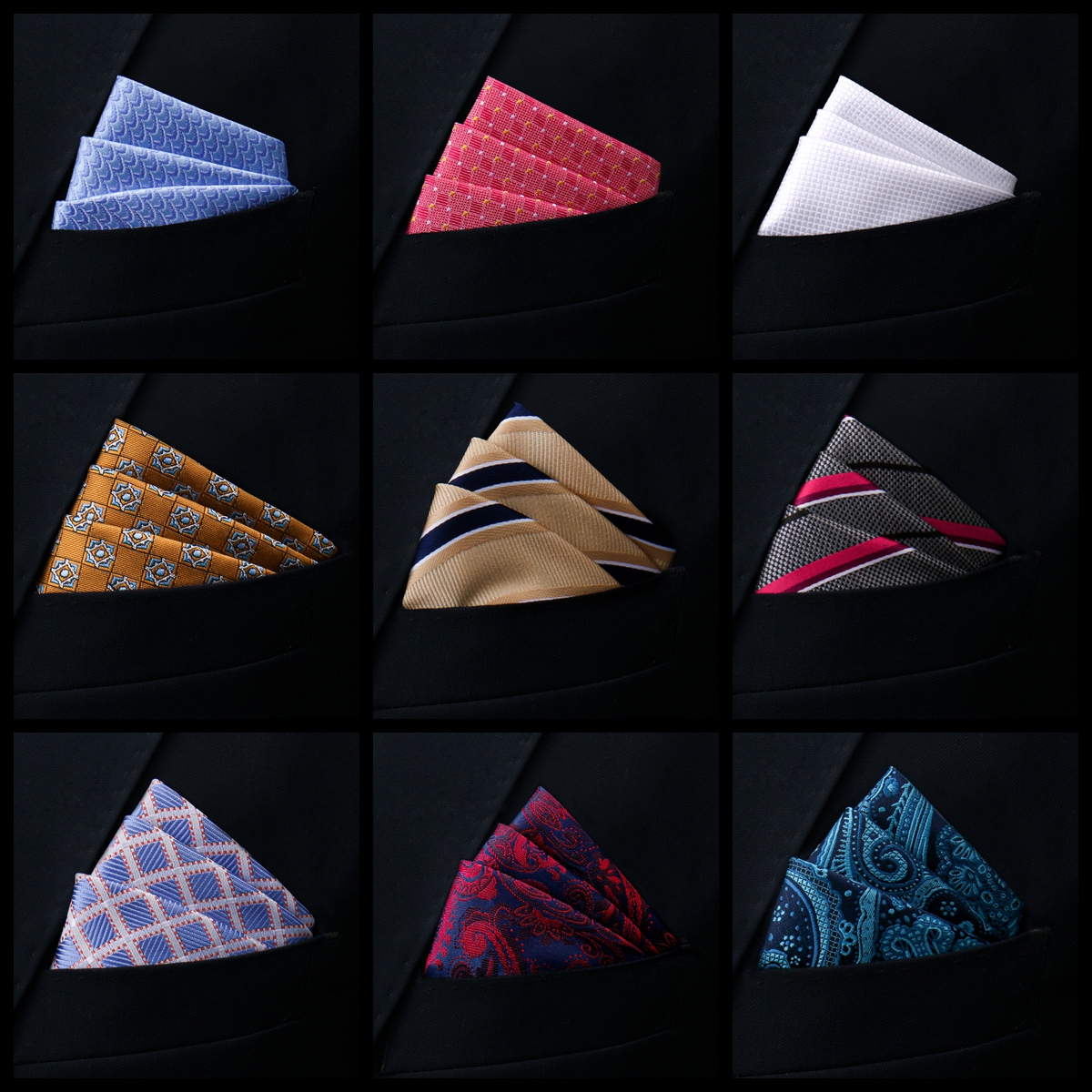 New Style Handkerchief Hot sal - Pocket Square Set avis et prix