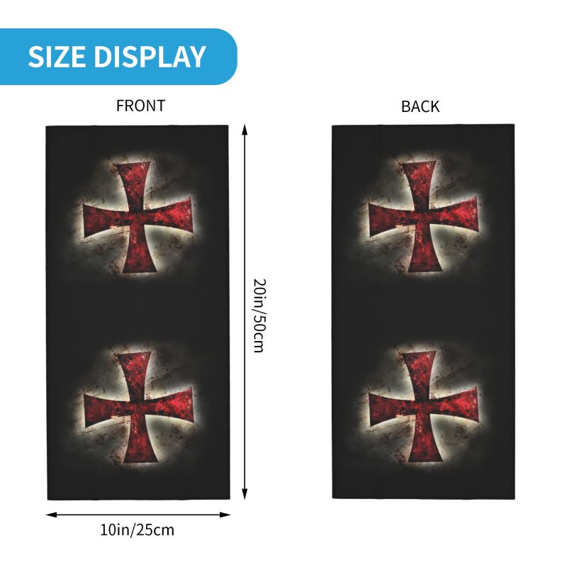 Custom Knights Templar Flag Ba - Neck Warmer Tube avis et prix
